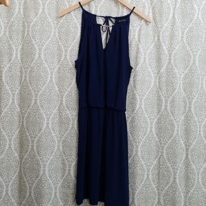 White House Black Market Navy blue dress size M